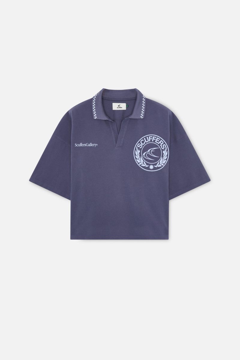 Scuffers CLG Polo Shirt Blue | US LJ531183P5