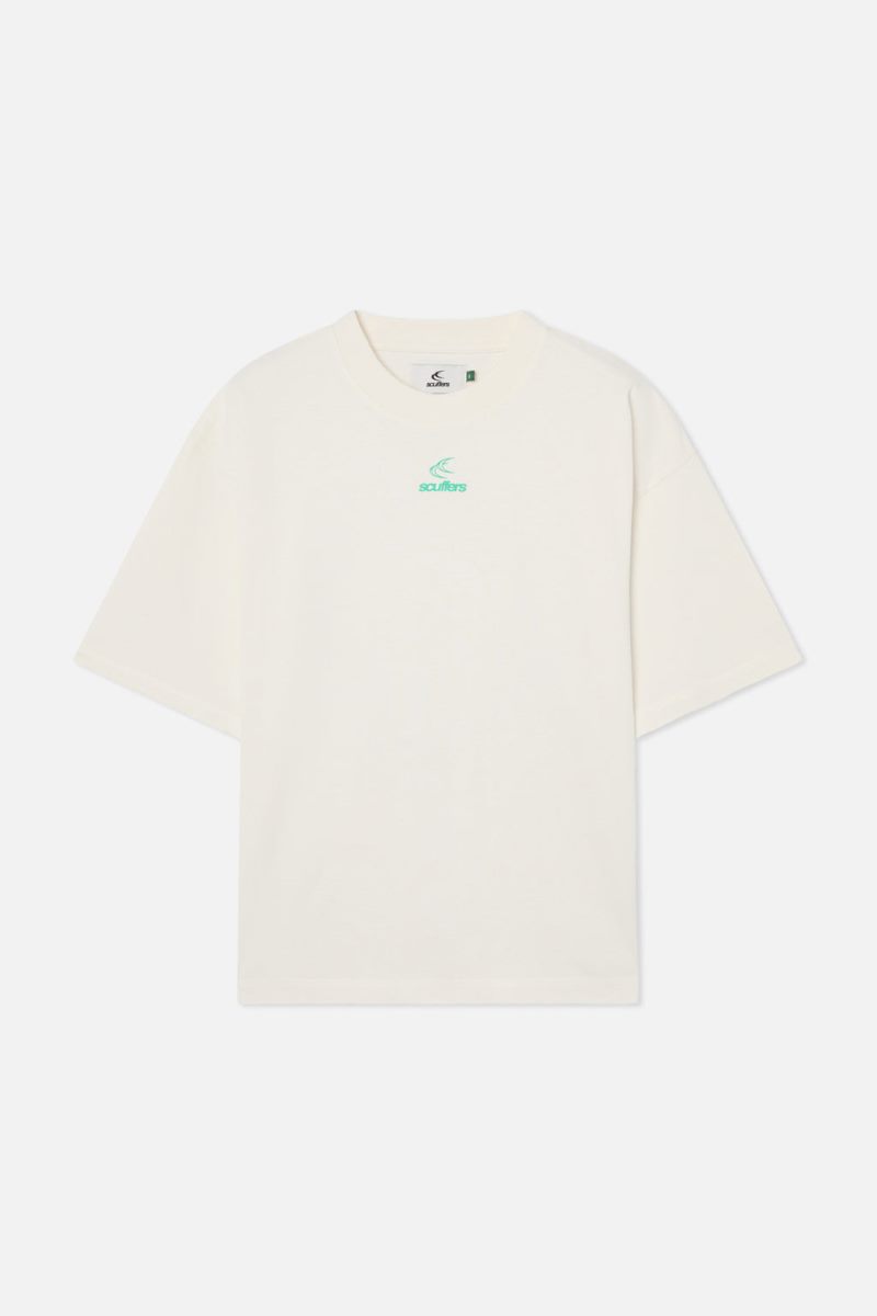 Scuffers CLG T-Shirt Ecru | US LH987458N0