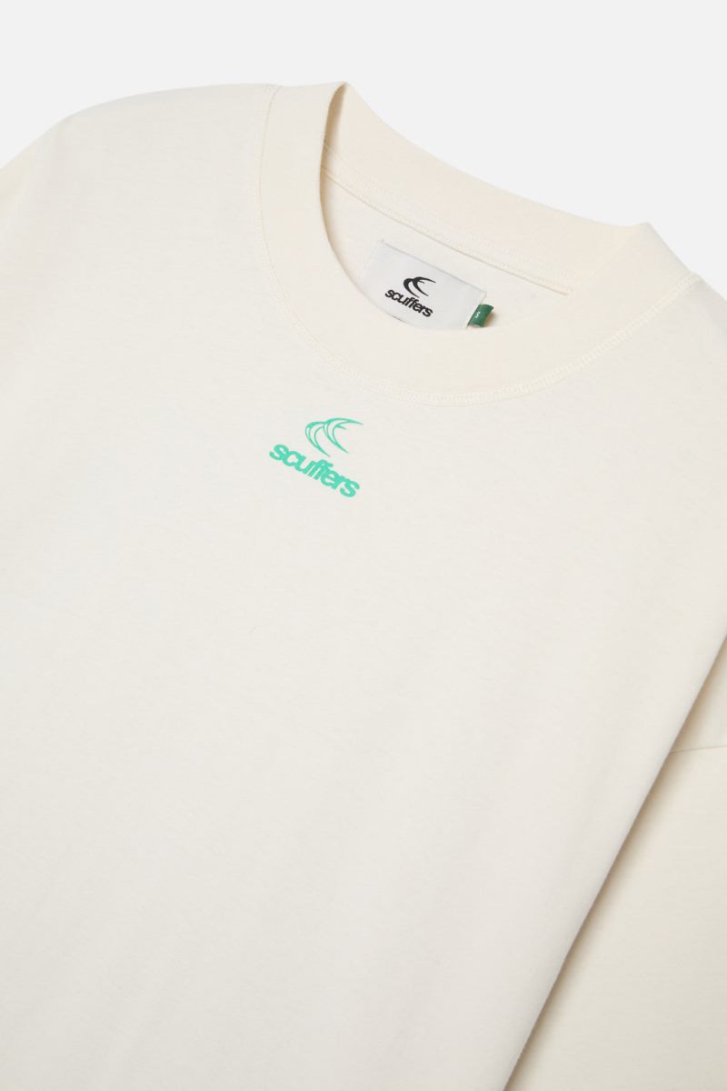 Scuffers CLG T-Shirt Ecru | US LH987458N0