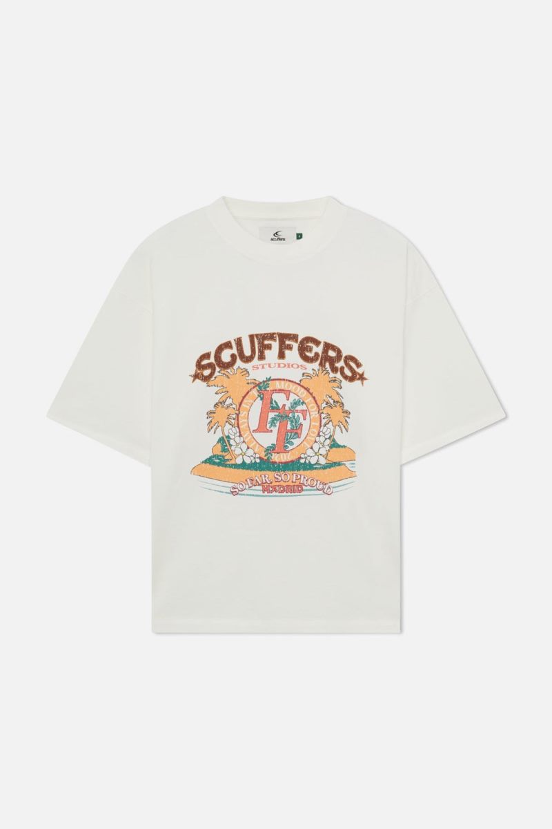 Scuffers Cabana T-Shirt Beige | US RI938393M8