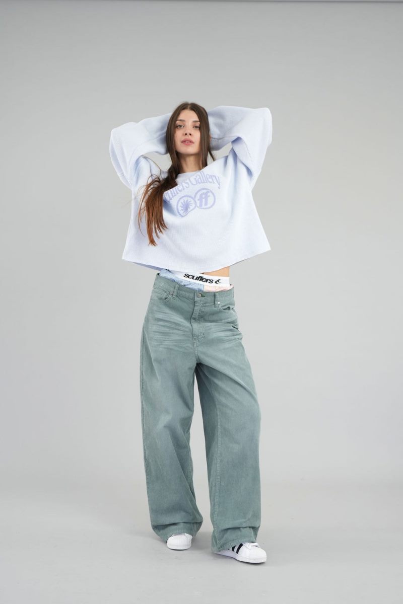 Scuffers Cala Sweatshirt Blue | US YU757605K1