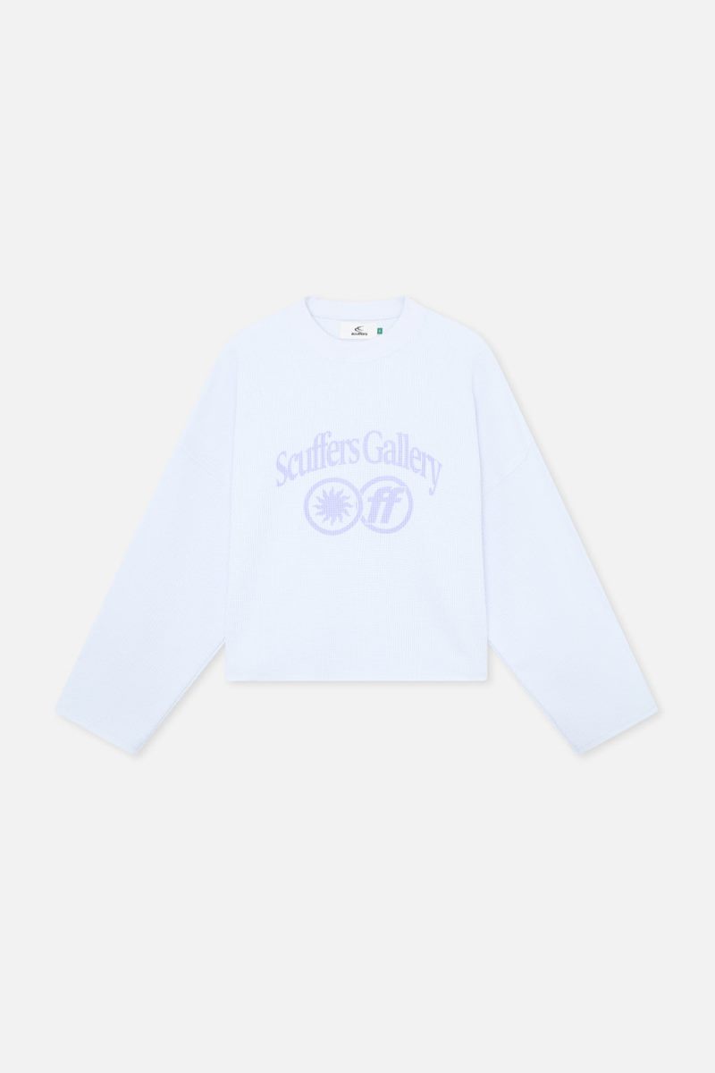 Scuffers Cala Sweatshirt Blue | US YU757605K1