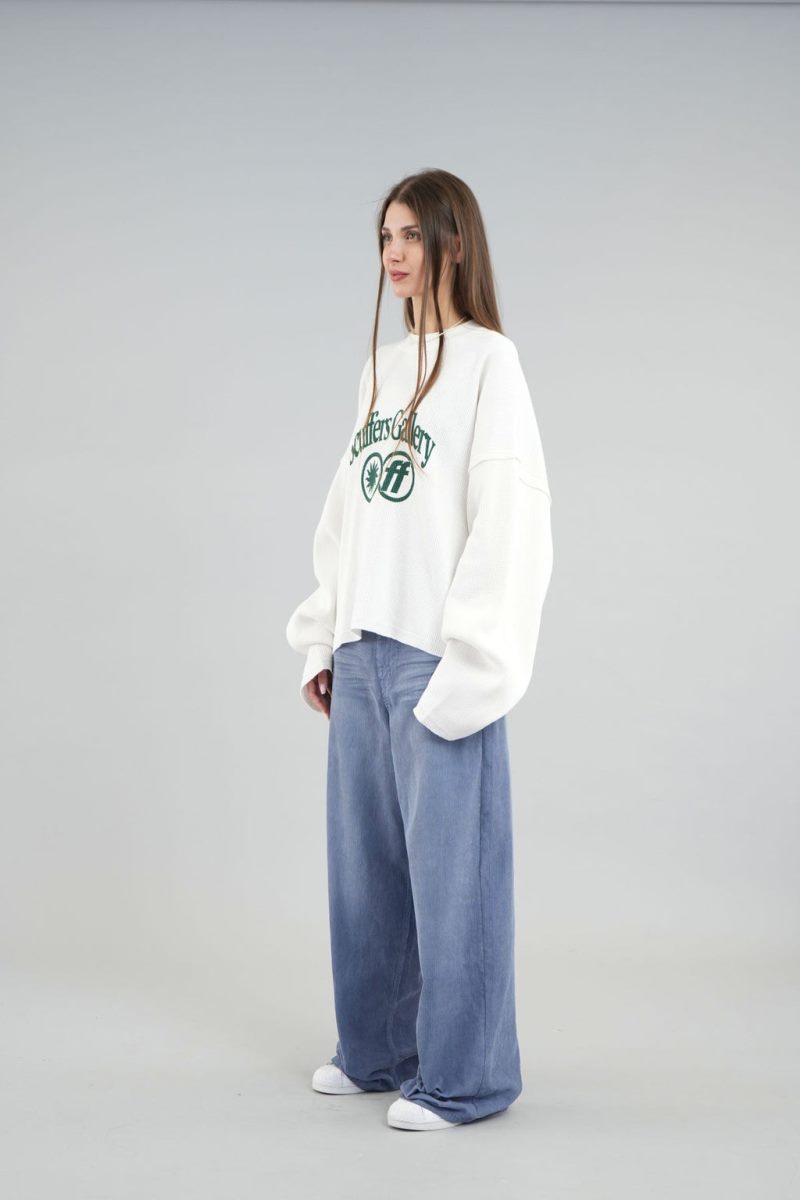 Scuffers Cala Sweatshirt Ecru | US CT200870A1