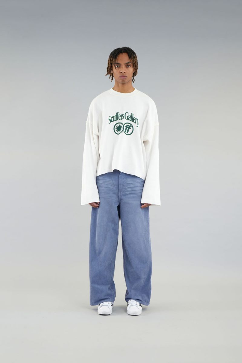 Scuffers Cala Sweatshirt Ecru | US CT200870A1