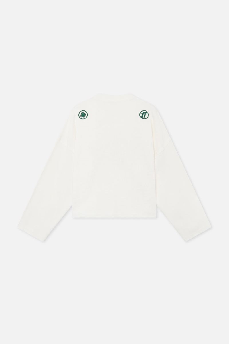 Scuffers Cala Sweatshirt Ecru | US CT200870A1