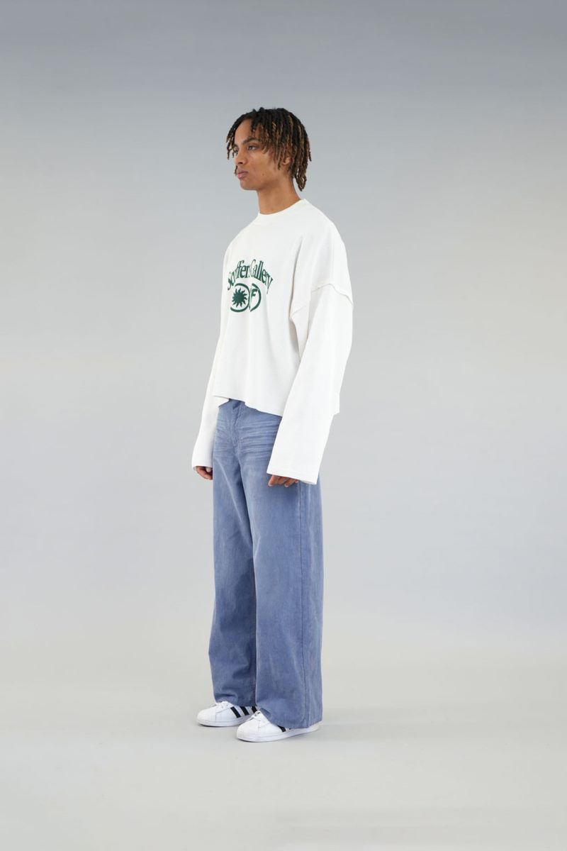 Scuffers Cala Sweatshirt Ecru | US CT200870A1