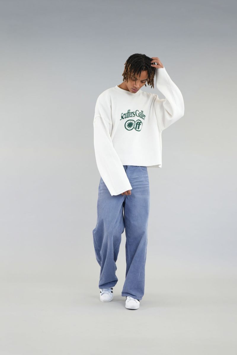 Scuffers Cala Sweatshirt Ecru | US CT200870A1