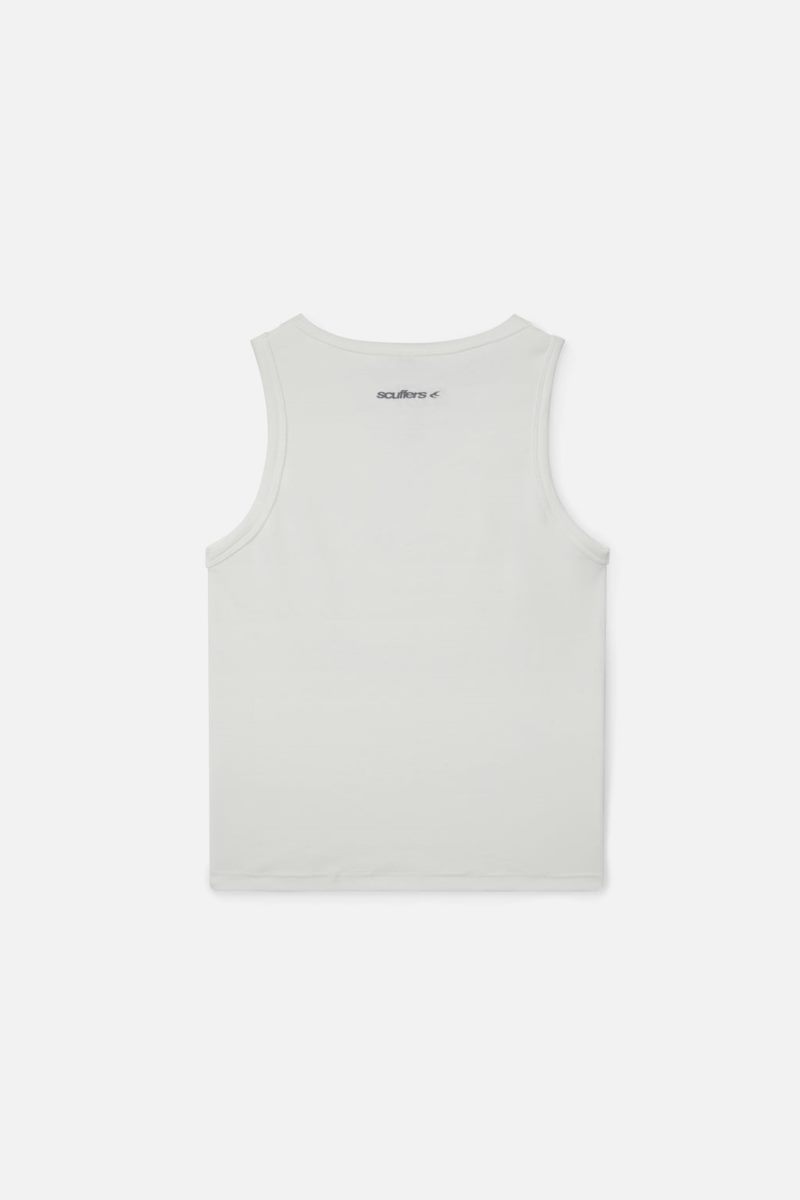 Scuffers Canale SCFF Pack Tank Top Navy / White | US KR943024O4