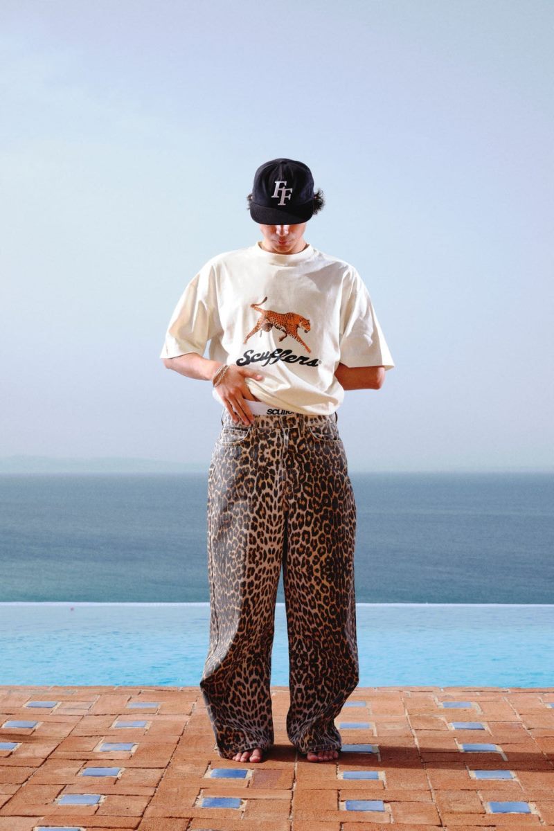 Scuffers Cheetah T-Shirt White | US GS521592W1