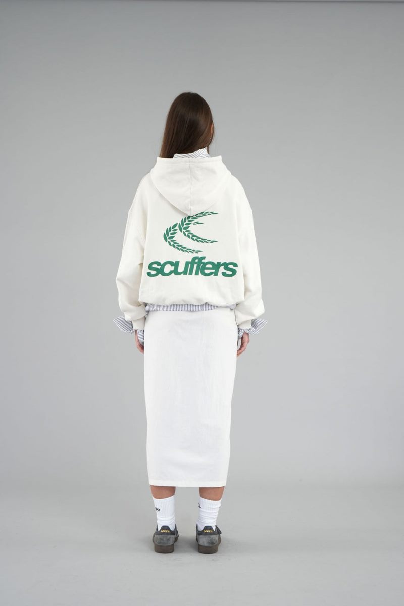 Scuffers Chester Hoodie Ecru | US MG552155O4