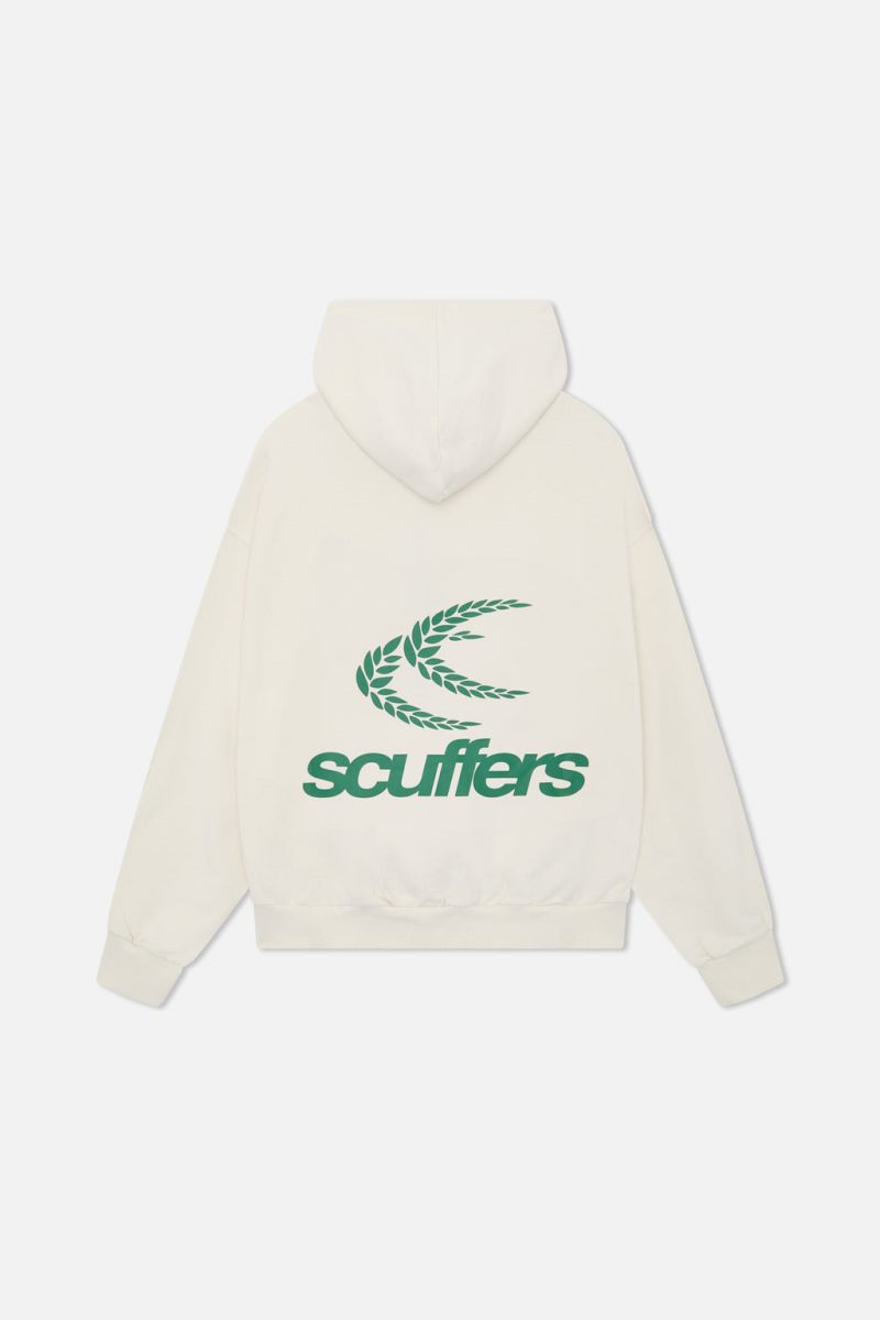 Scuffers Chester Hoodie Ecru | US MG552155O4