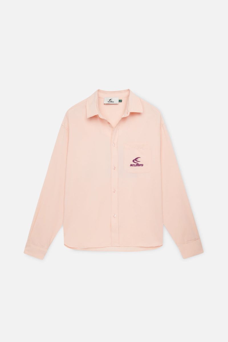 Scuffers Chester Shirts Pink | US ZZ080378A9