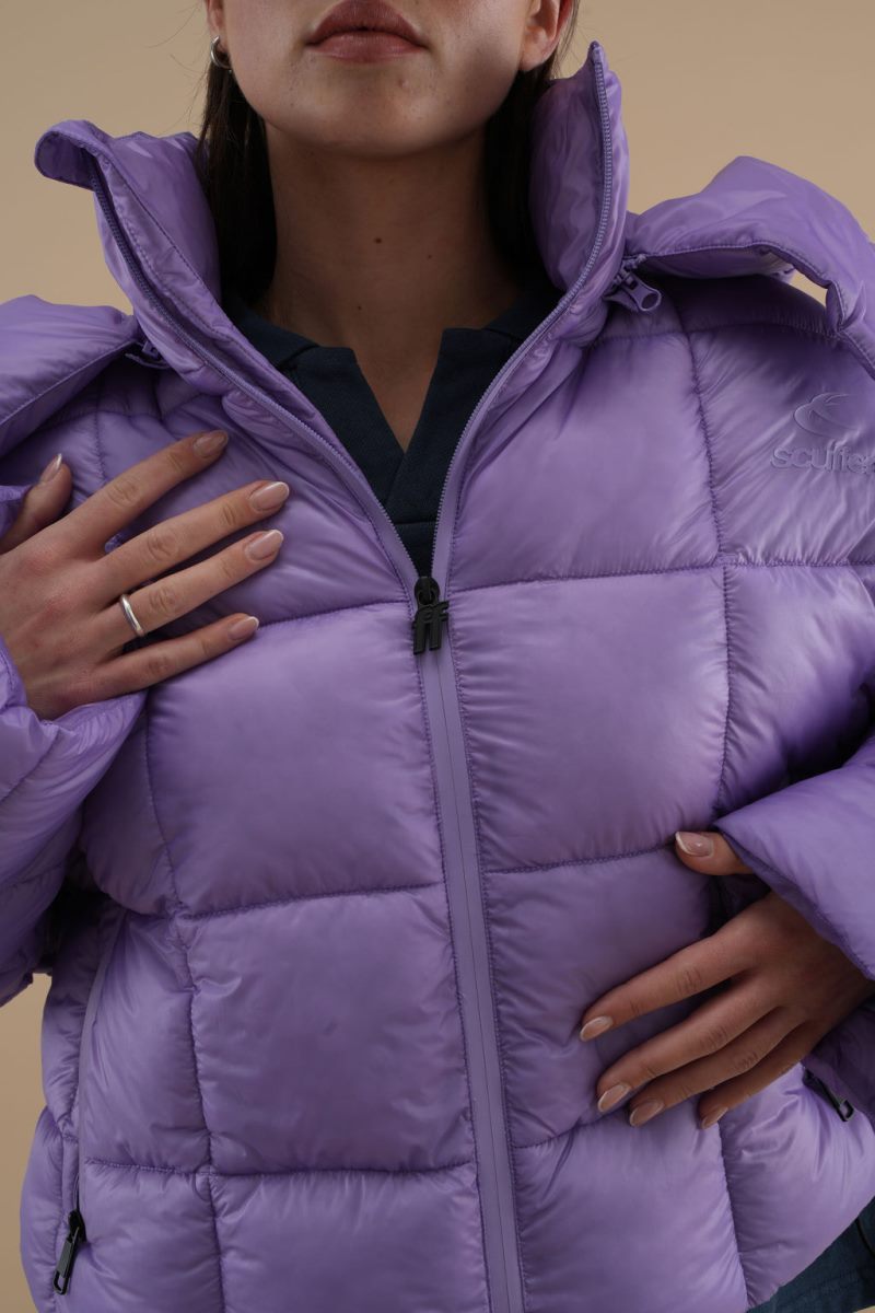 Scuffers City Puffer Jacket Purple | US TO149964C5