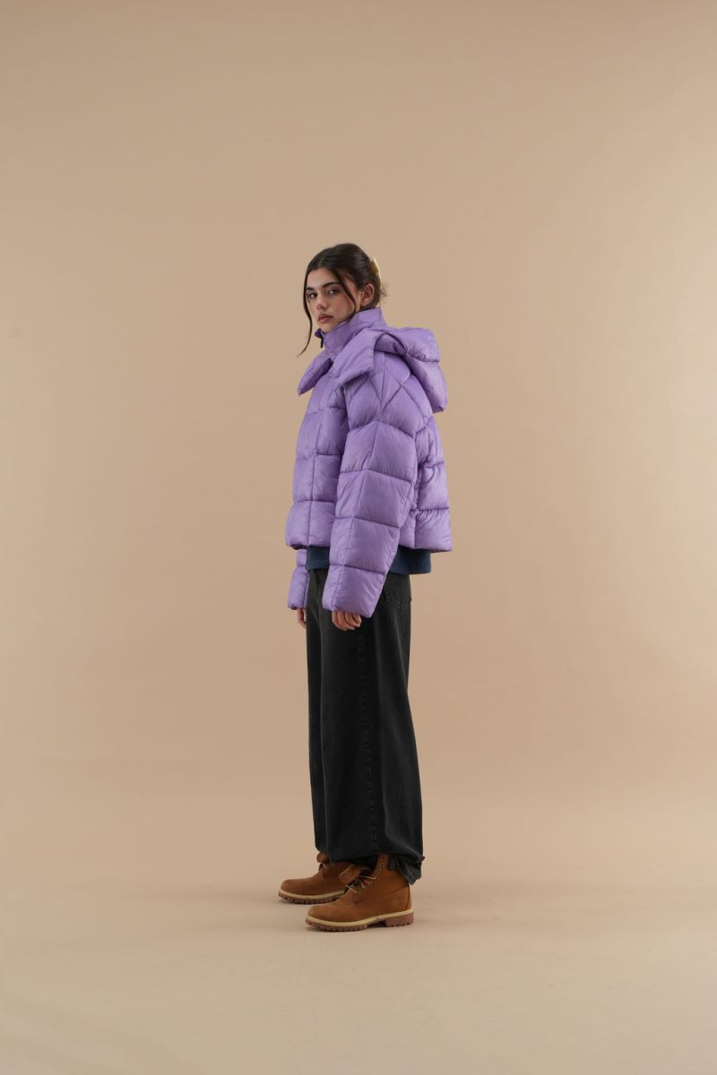 Scuffers City Puffer Jacket Purple | US TO149964C5