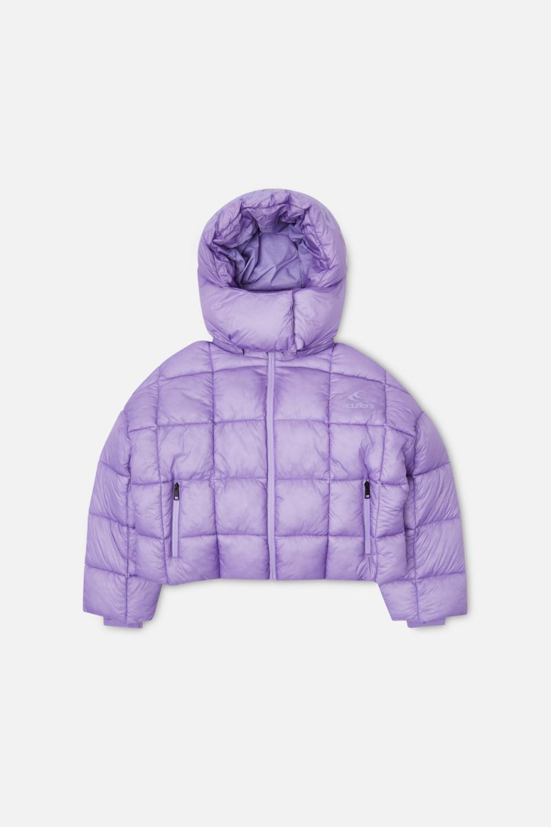 Scuffers City Puffer Jacket Purple | US TO149964C5