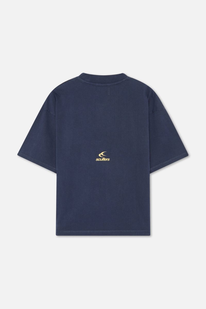 Scuffers College T-Shirt Navy | US CG270547Q5