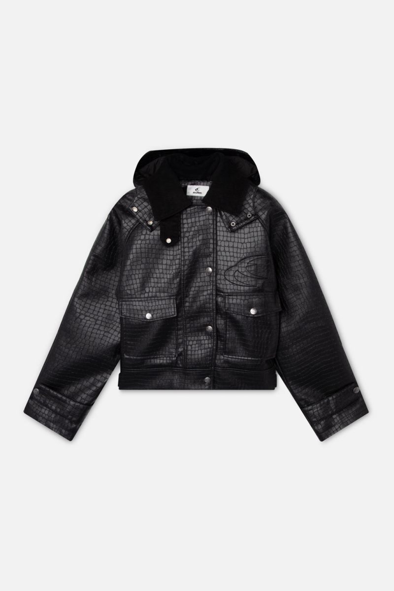 Scuffers Croc Jacket Black | US XB082418Y4