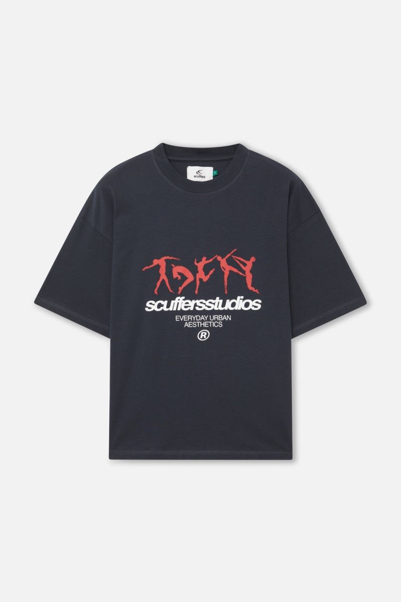 Scuffers Dancing T-Shirt Black | US PJ101290N4