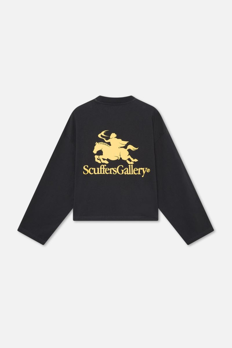 Scuffers Emblem Long Sleeve Black | US NT809590S5