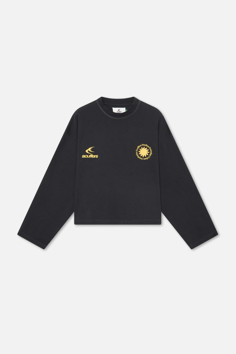 Scuffers Emblem Long Sleeve Black | US NT809590S5