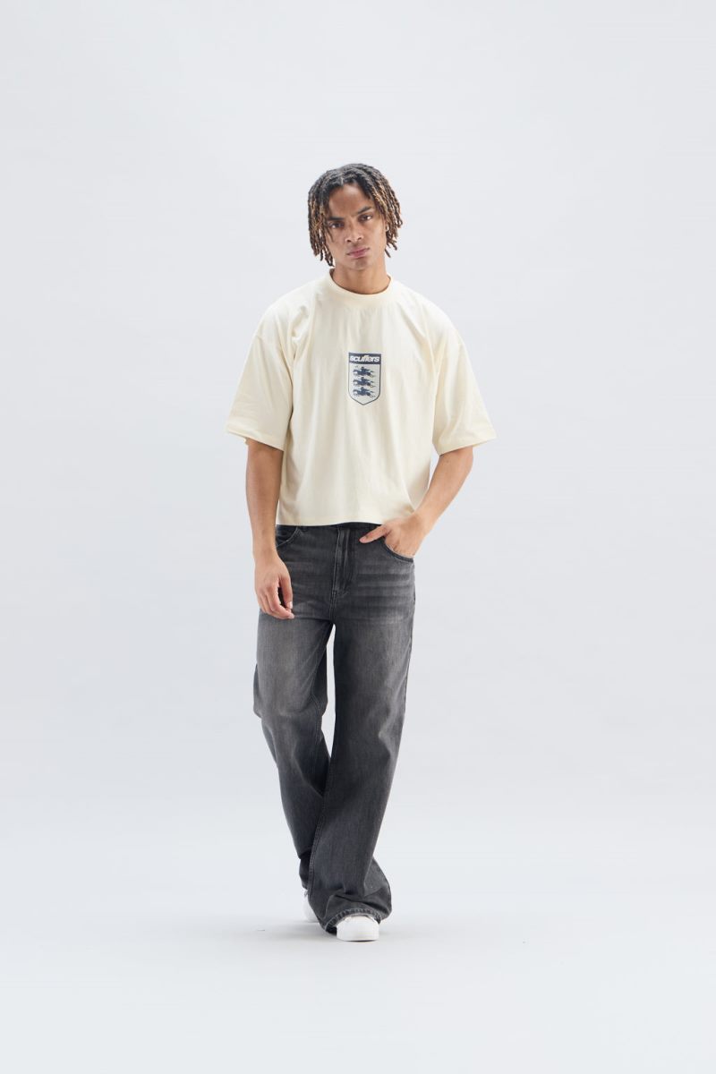 Scuffers England T-Shirt White | US JW057675H4