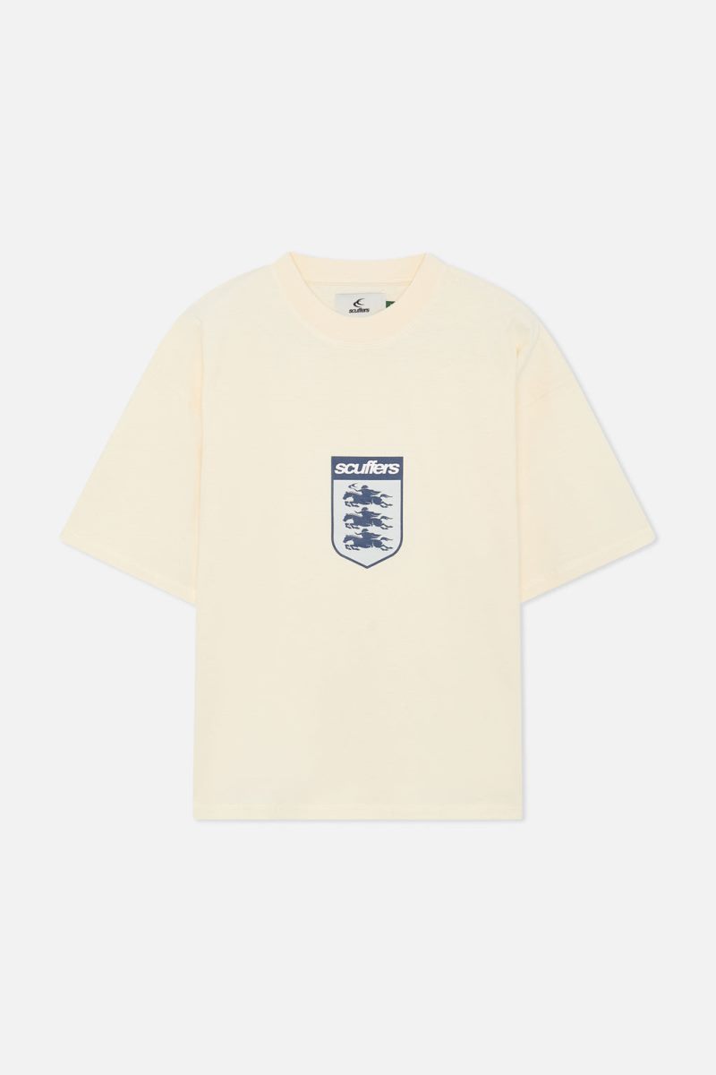 Scuffers England T-Shirt White | US JW057675H4