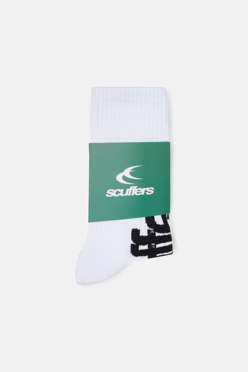 Scuffers FULL Socks White | US HB126022U2