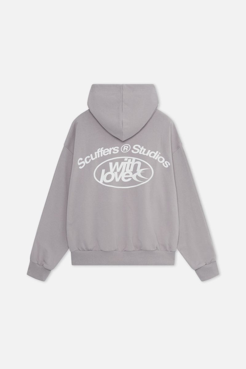 Scuffers FW-7 Hoodie Grey | US QH476437E0