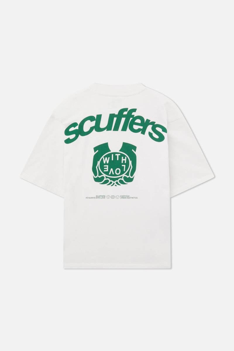 Scuffers Familia T-Shirt Ecru | US EW469666B6