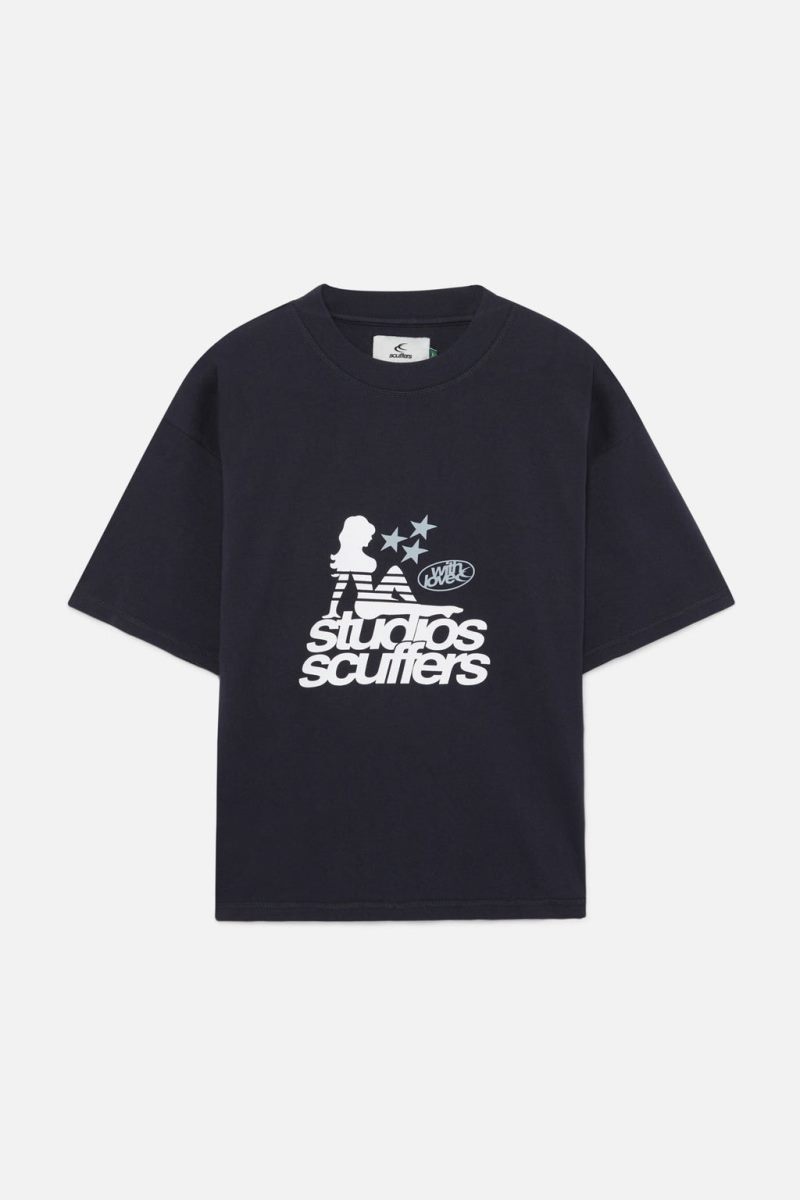 Scuffers GF T-Shirt Navy | US LE447784P8