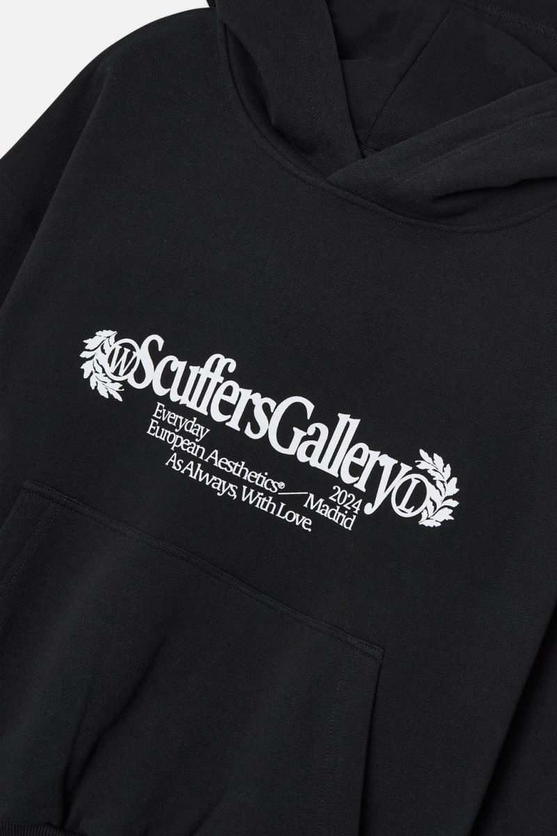 Scuffers Gallery Hoodie Black | US OK386818Z5