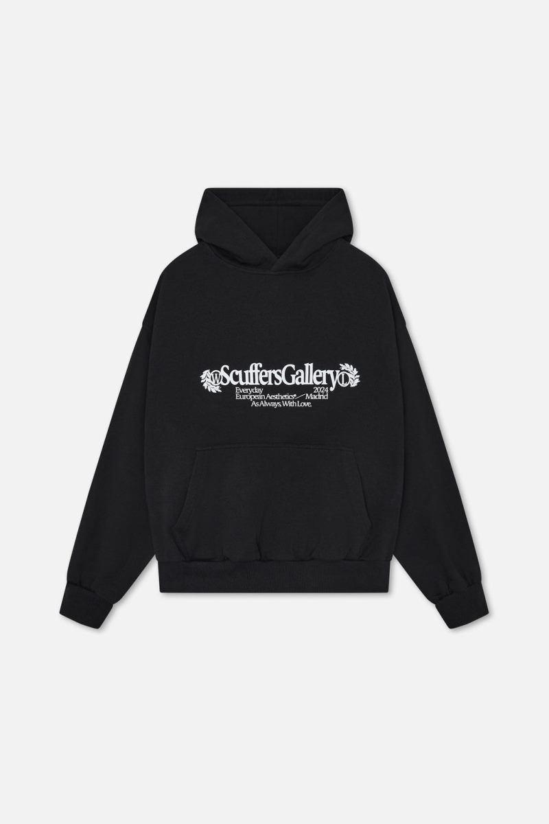 Scuffers Gallery Hoodie Black | US OK386818Z5