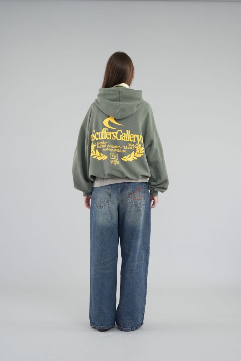 Scuffers Gallery Hoodie Green | US IS437683L8