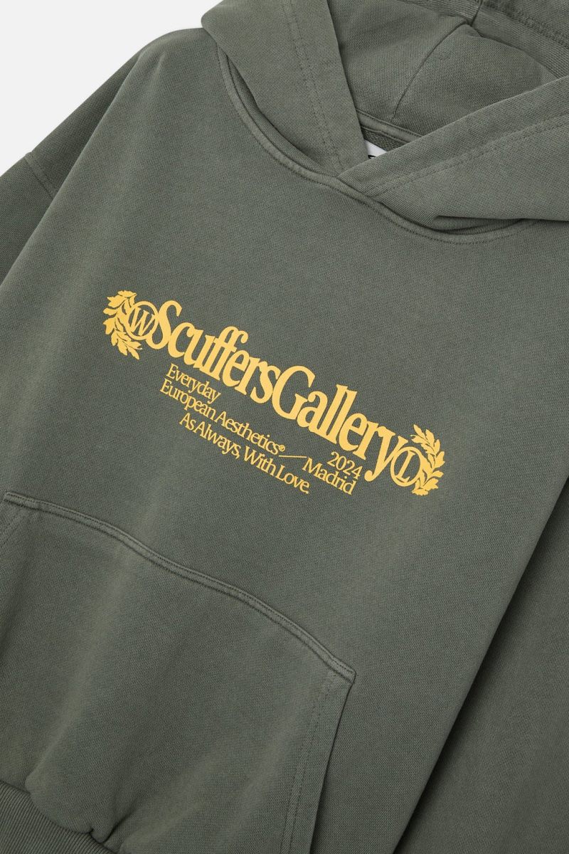 Scuffers Gallery Hoodie Green | US IS437683L8