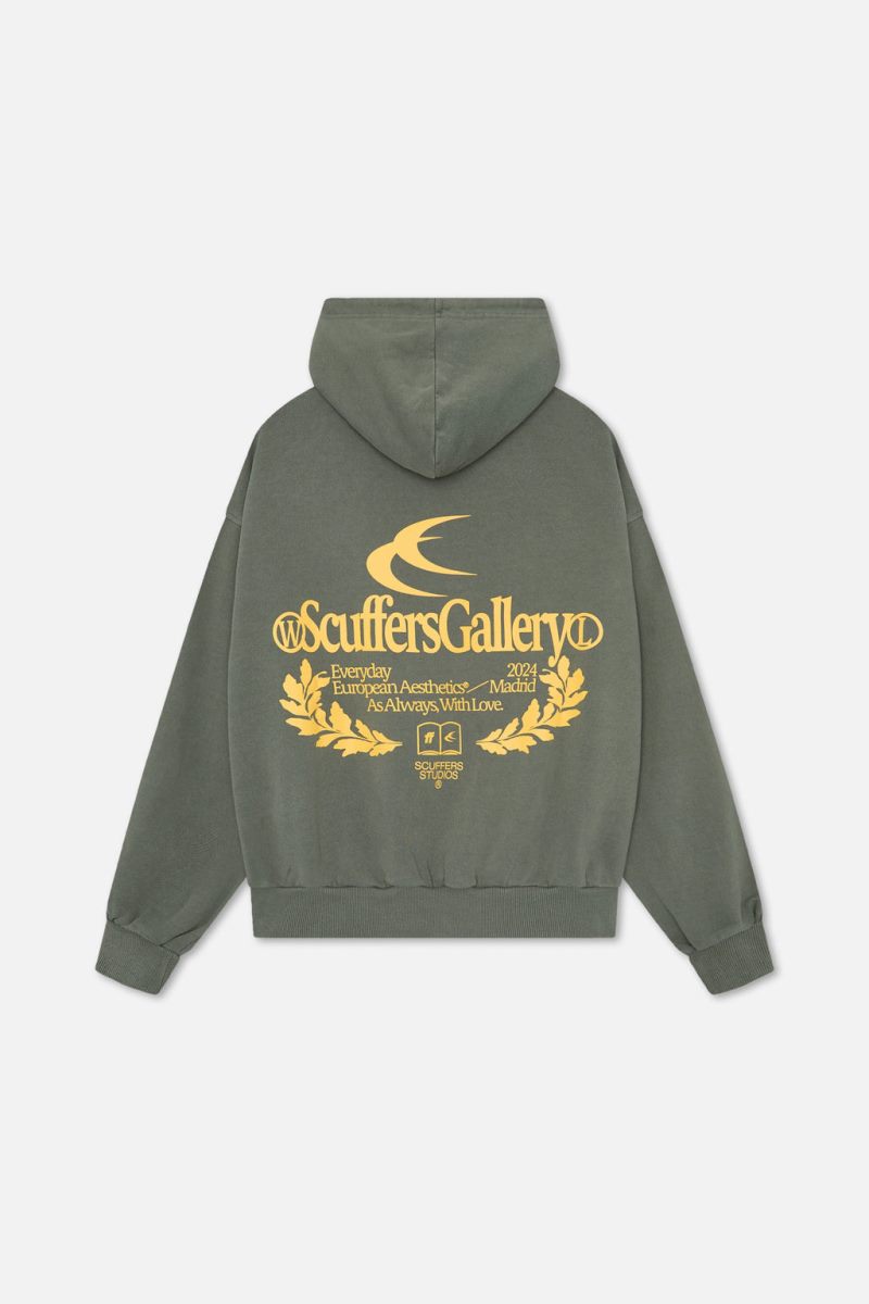 Scuffers Gallery Hoodie Green | US IS437683L8