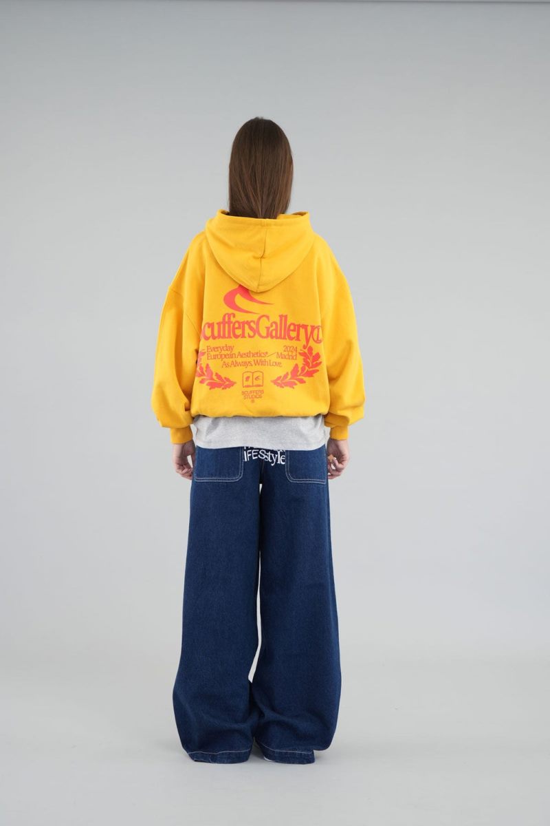 Scuffers Gallery Hoodie Yellow | US DD238733F7