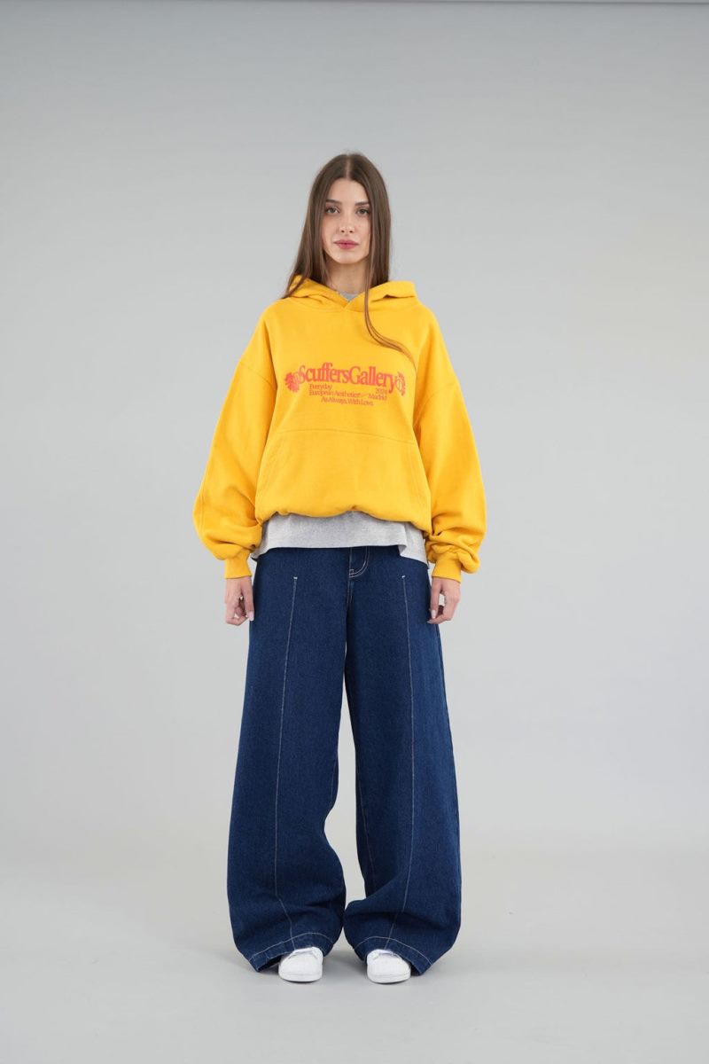 Scuffers Gallery Hoodie Yellow | US DD238733F7