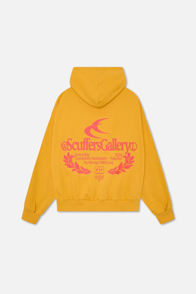 Scuffers Gallery Hoodie Yellow | US DD238733F7