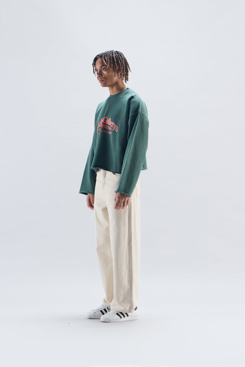 Scuffers Gallery Sweatshirt Green | US LB618211C7