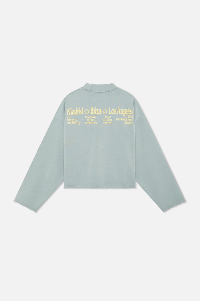 Scuffers Gallery Sweatshirt Green | US ZI589108U4