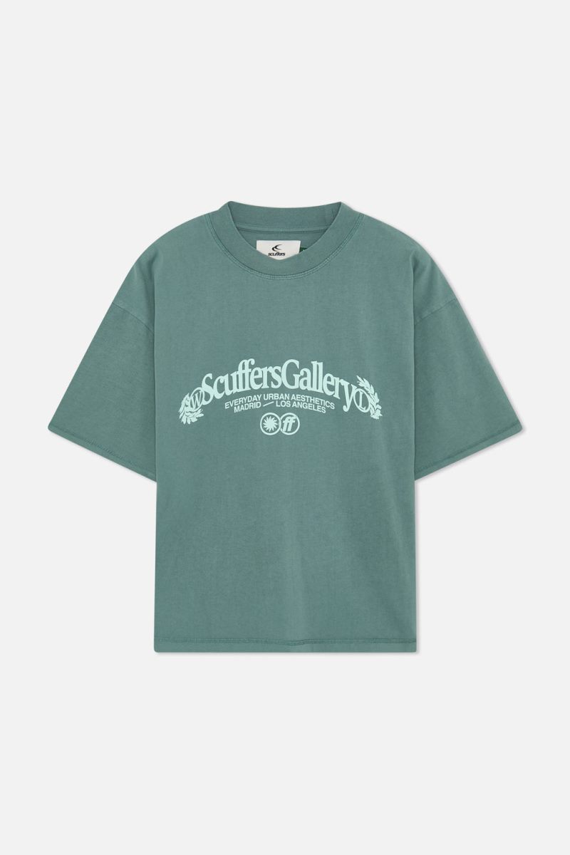 Scuffers Gallery T-Shirt Green | US HO275837B8