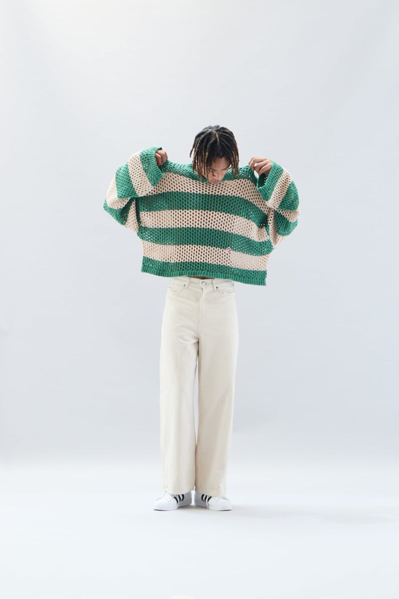 Scuffers Hammmock Knit Sweater Green | US JF027972Q5