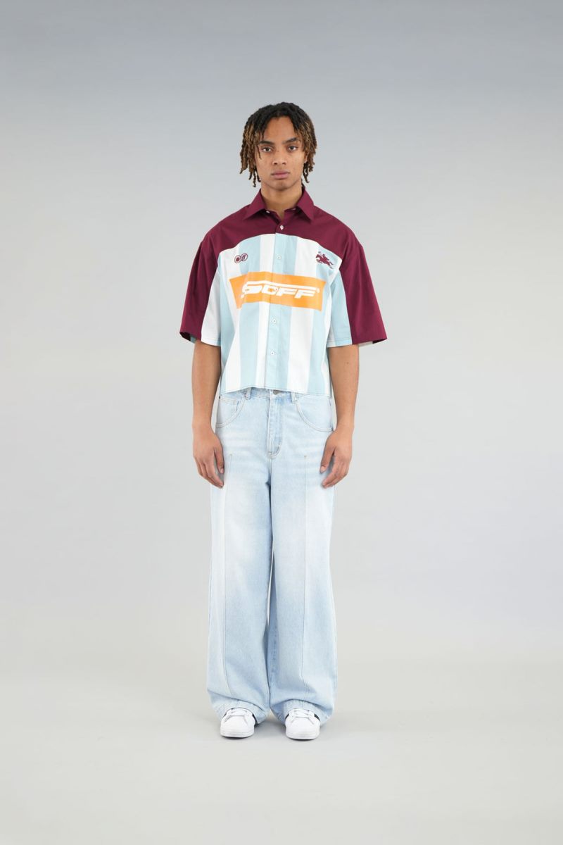 Scuffers Hollywood Pants Light Blue | US ZN358435W9