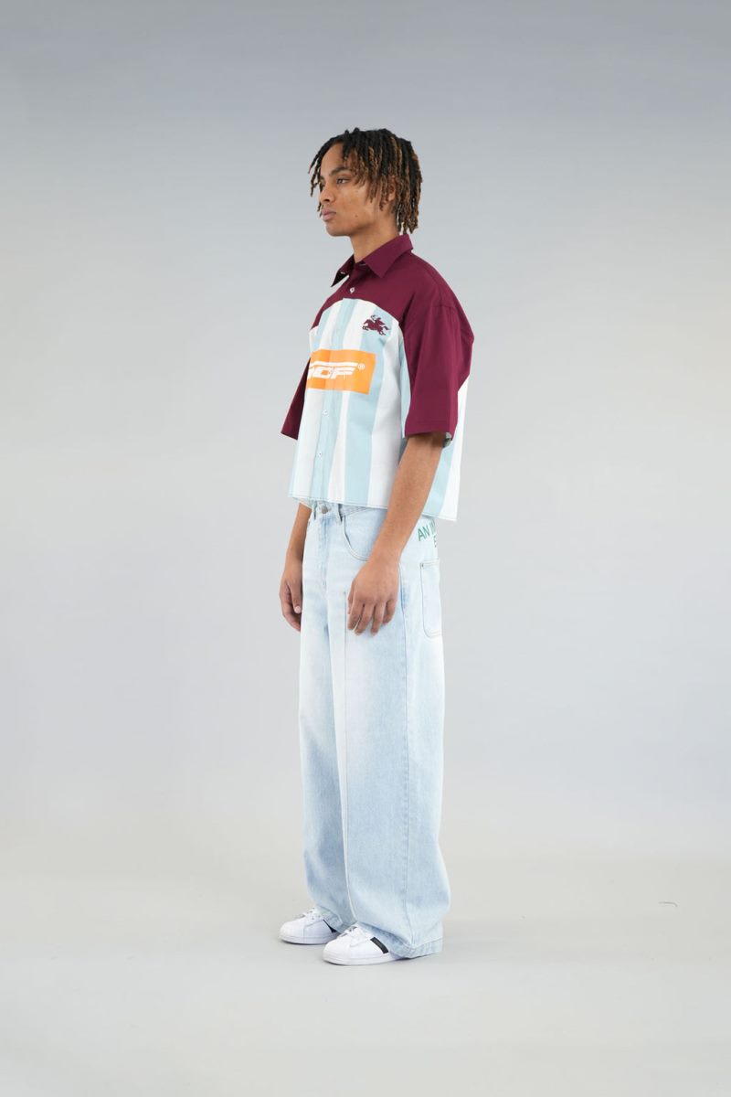 Scuffers Hollywood Pants Light Blue | US ZN358435W9