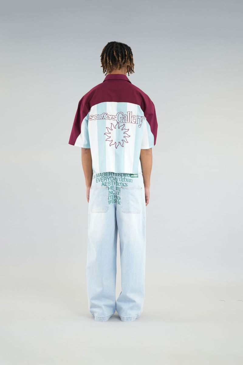 Scuffers Hollywood Pants Light Blue | US ZN358435W9