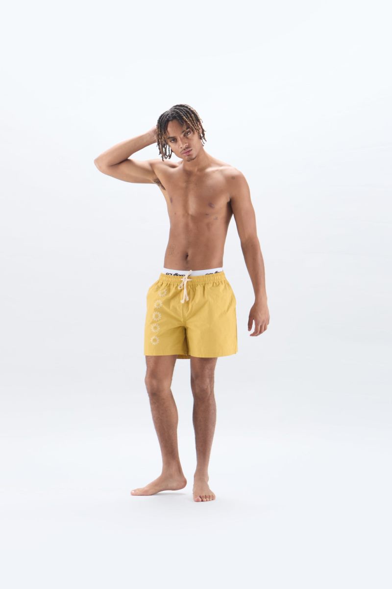 Scuffers Ibiza Swimpants Swimwear Yellow | US BM529262F3