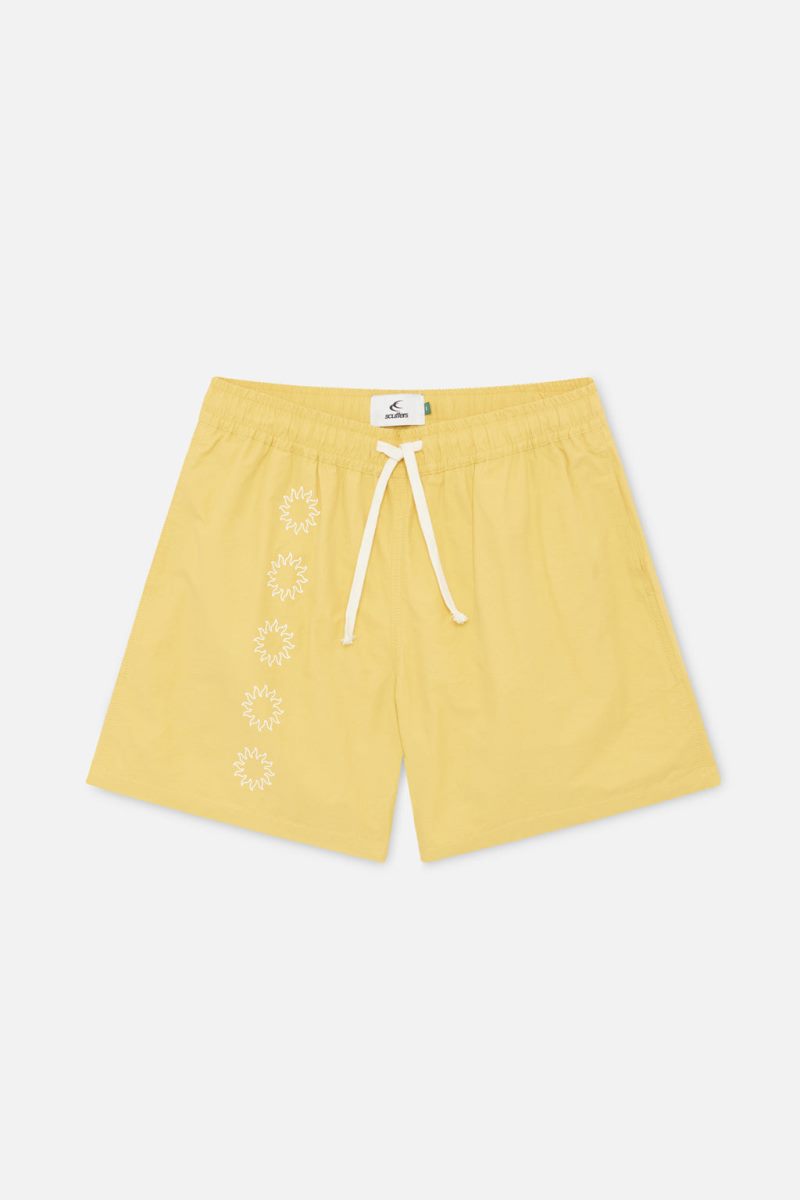 Scuffers Ibiza Swimpants Swimwear Yellow | US BM529262F3