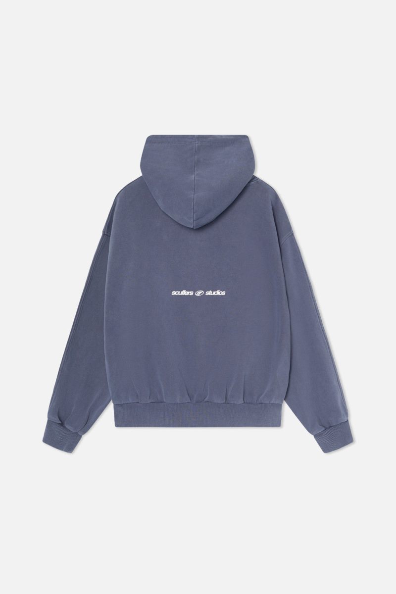 Scuffers Iconic Hoodie Blue | US OH908680Y9