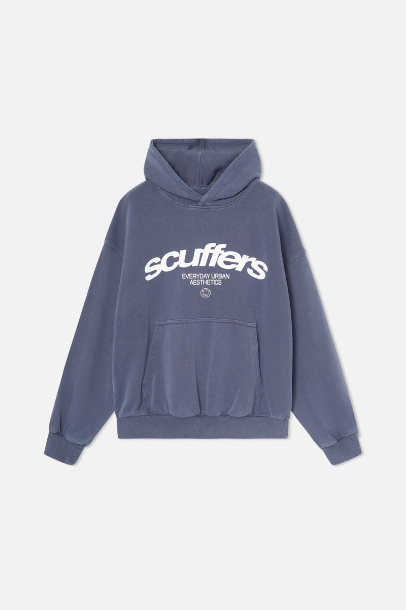 Scuffers Iconic Hoodie Blue | US OH908680Y9