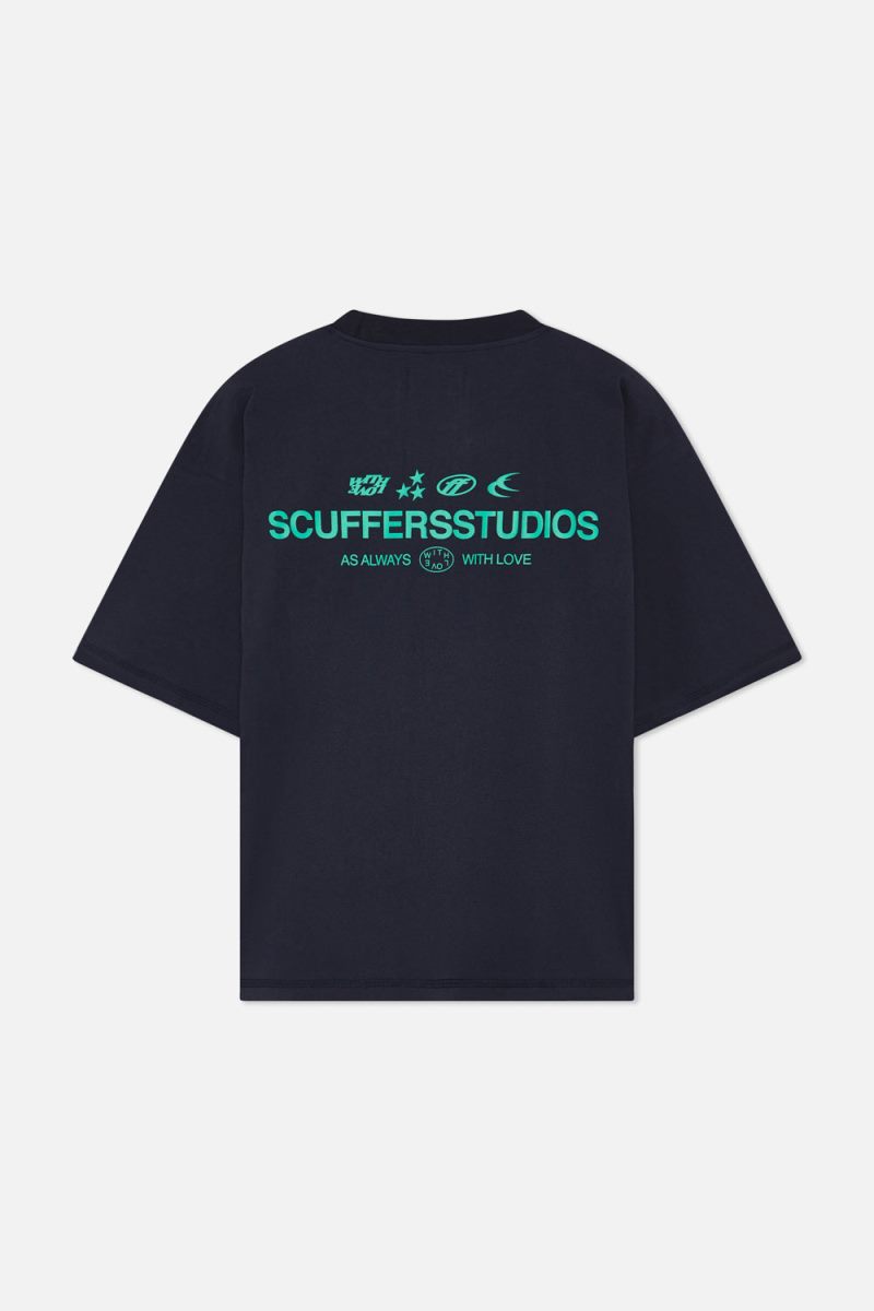 Scuffers Iconic T-Shirt Dark Grey | US CA676637J1